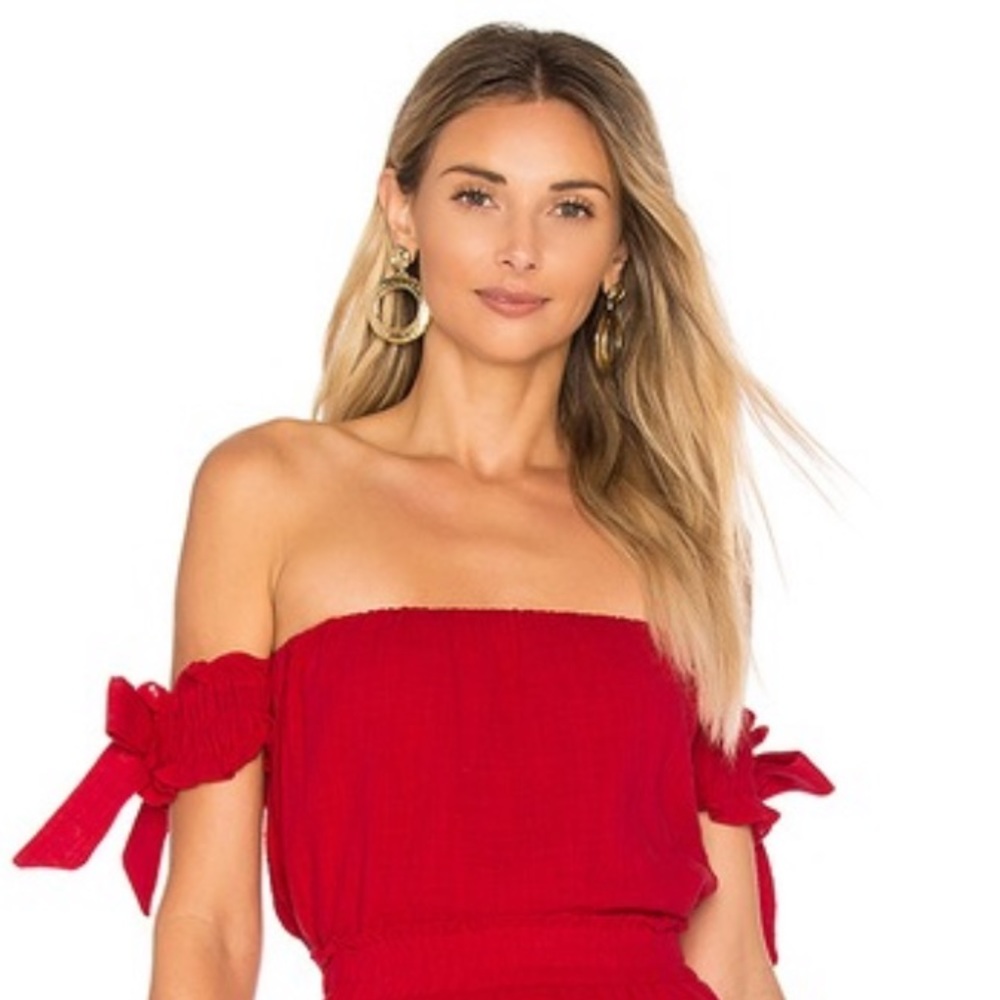 MISA Los Angeles Amaia top in Ruby